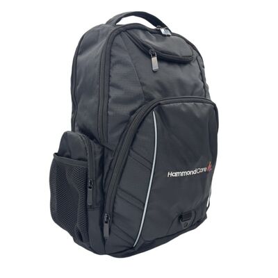 Embroidery Light Weight Backpack With Laptop Pouch Nylon Material For Traveling
