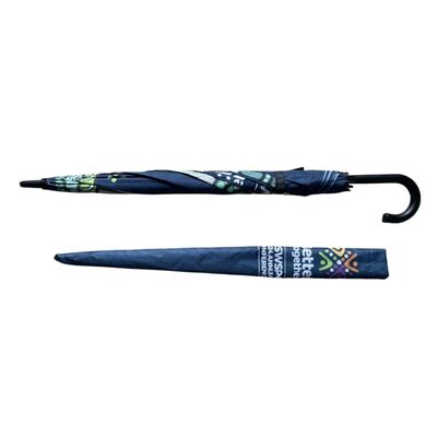 Custom Made 30" Sublimation Golf Straight Umbrella For Outdoor Promotion
