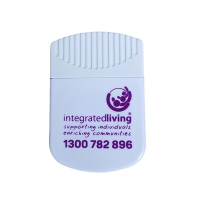 Promotional Printed Plastic Magnet Clip With Solid Color For Fridge